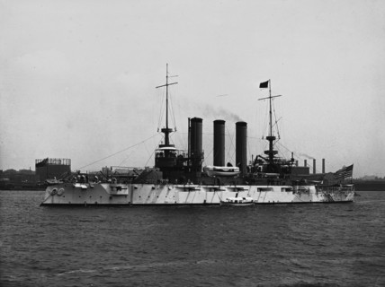U.S.S. Maine, broadside, c1905. Creator: Unknown.