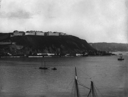 Quebec from Levis, between 1890 and 1906. Creator: Unknown.