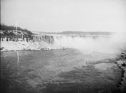 Horseshoe Fall from Canadian shore, Niagara, between 1880 and 1901. Creator: Unknown.