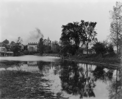 Clinton River near Market St., Mt. Clemens, between 1880 and 1899. Creator: Unknown.