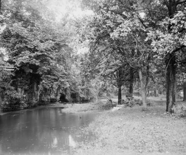 Grotto, Mill Creek Park, near Batavia, The, between 1880 and 1899. Creator: Unknown.