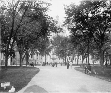 Madison, Wis., in Capitol Park, c1898. Creator: Unknown.