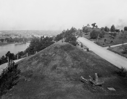 St. Paul, Minn. from the Indian mounds, between 1880 and 1899. Creator: Unknown.