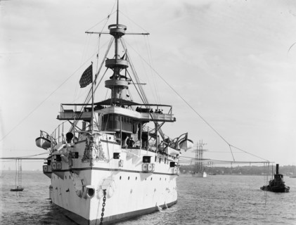 U.S.S. New York, c1894. Creator: William H. Jackson.