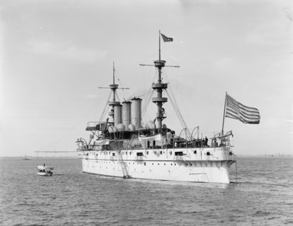 U.S.S. New York, c1894. Creator: William H. Jackson.