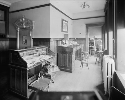 Glazier Stove Company, treasurer's room, Chelsea, Mich., between 1900 and 1910. Creator: William H. Jackson.