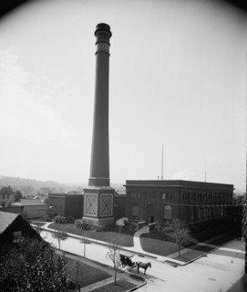Power house, National Cash Register [Company], Dayton, Ohio, (1902?). Creator: William H. Jackson.
