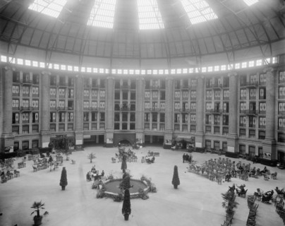 The atrium, West Baden Springs Hotel, West Baden, Indiana, between 1900 and 1910. Creator: Unknown.