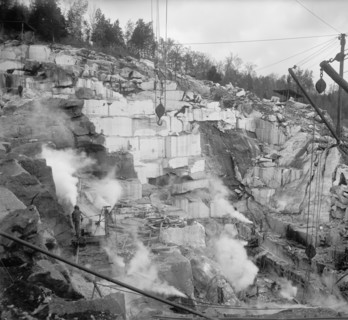 Republic Marble quarry, near Knoxville, Tenn., between 1900 and 1910. Creator: Unknown.