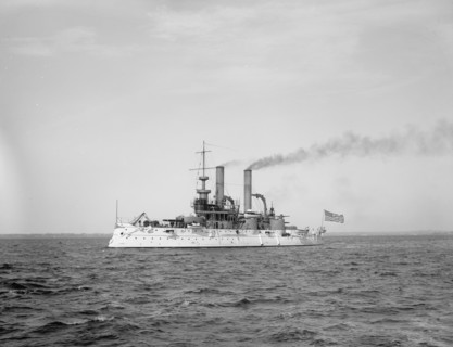 U.S.S. Iowa, between 1897 and 1901. Creator: Unknown.