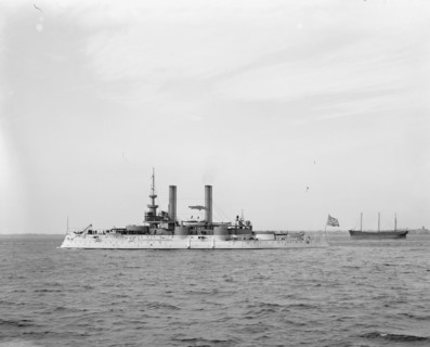 U.S.S. Iowa, between 1897 and 1901. Creator: Unknown.