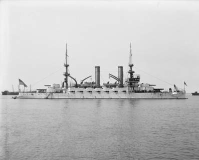 U.S.S. Kearsarge, 1900 Apr 8. Creator: Unknown.