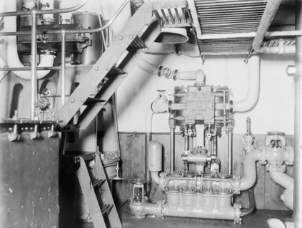 U.S.S. Kentucky, engine room, 1900 or 1901. Creator: Unknown.