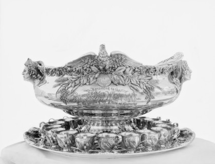 U.S.S. Kentucky's punch bowl, 1900 or 1901. Creator: Unknown.
