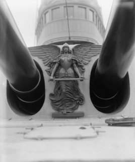 U.S.S. Massachusetts, figure of victory, between 1896 and 1901. Creator: Unknown.