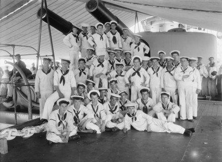 U.S.S. Massachusetts, apprentices, between 1896 and 1901. Creator: Unknown.