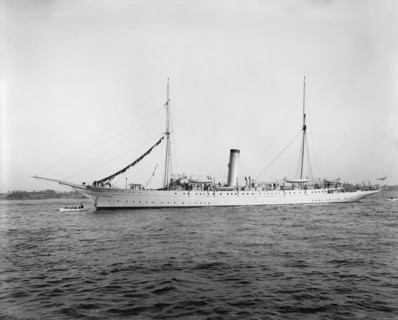 U.S.S. Mayflower, between 1898 and 1901. Creator: Edward H Hart.