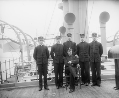 U.S.S. Newark, junior officers, between 1891 and 1901. Creator: Unknown.