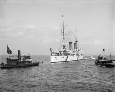 U.S.S. Olympia, between 1895 and 1901. Creator: Unknown.