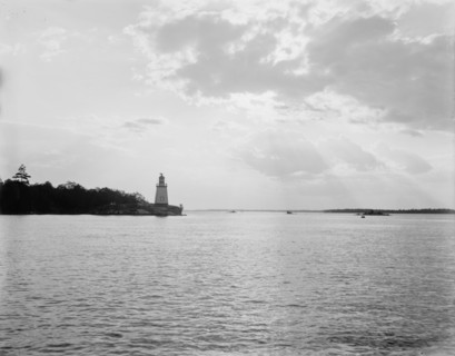 Gananoque Narrows, sunset, Thousand Islands, (1901?). Creator: Unknown.