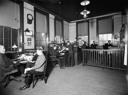 General office, Leland & Faulconer Manufacturing Co., Detroit, Mich., 1903 Nov. Creator: Unknown.