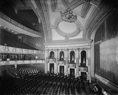 Interior of Temple Theatre, Detroit, Mich., between 1900 and 1905. Creator: Unknown.