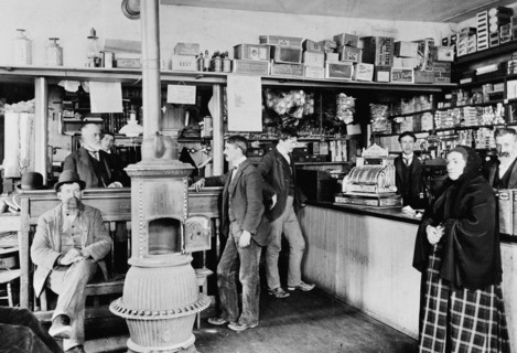 S.O. Grimes general store, Westminster, Md., between 1895 and 1910. Creator: Unknown.