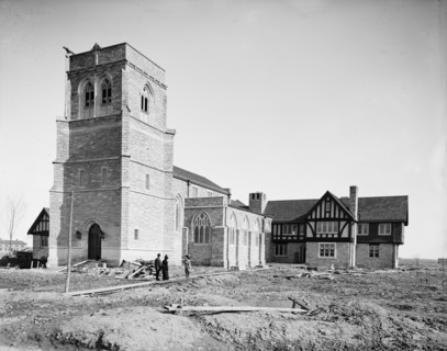 St. Mary's Episcopal Church, north west view, Walkerville, Canada, between 1900 and 1905. Creator: Unknown.