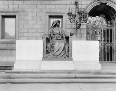 Science, Bela L. Pratt, Boston Public Library, c.between 1910 and 1920. Creator: Unknown.