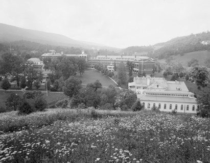 The Homestead from Sunset Hill, Virginia Hot Springs, c.between 1910 and 1920. Creator: Unknown.