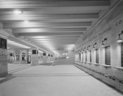 Suburban concourse, Grand Central Terminal, N.Y. Central Lines, New York, c.between 1910 and 1920. Creator: Unknown.