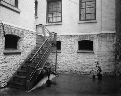 Court of tenement house, New York City, between 1900 and 1910. Creator: Unknown.