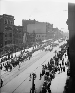 Lansing and Ann Arbor commanderies, state encampment, Michigan K.T., between 1900 and 1910. Creator: Unknown.