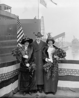 Strs. A.D. MacTier and F.P. Jones, sponsors, 1913 Mar 8. Creator: Unknown.