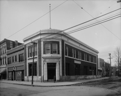 Michigan Avenue branch, Dime Savings Bank, Detroit, Mich., between 1905 and 1915. Creator: Unknown.