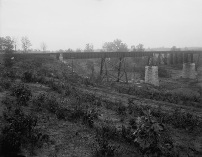 Bridge at Moniteau [County], Mo., 1901 Oct 9. Creator: Unknown.