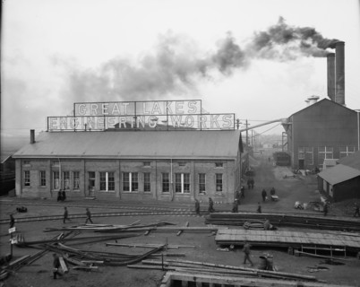 Great Lakes Engineering Works, Ecorse, Mich., (1906?). Creator: Unknown.