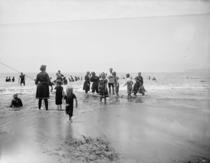 Surf bathing, between 1900 and 1905. Creator: Unknown.