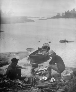Our noon-day meal, between 1900 and 1905. Creator: Unknown.