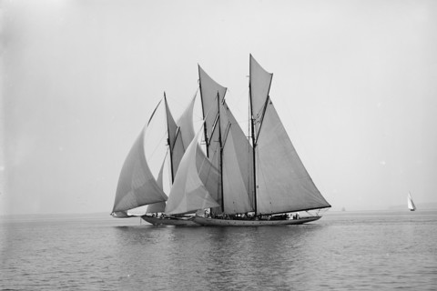 Emerald and Amorita, 1897 June 19. Creator: John S Johnston.
