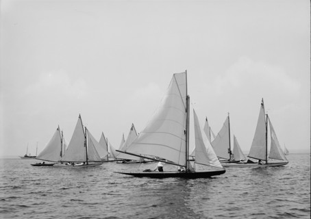 Start of half-raters, 1899 June 22. Creator: John S Johnston.