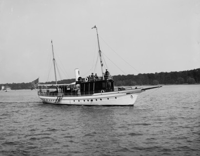 Steam yacht Edith, between 1900 and 1910. Creator: Unknown.