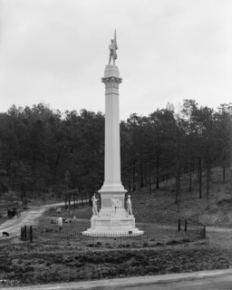 Hooker's Road and Iowa Monument, Rossville, Ga., c1907. Creator: Unknown.