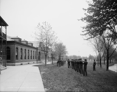 The Barracks, Fort Thomas, Ky., between 1900 and 1910. Creator: Unknown.