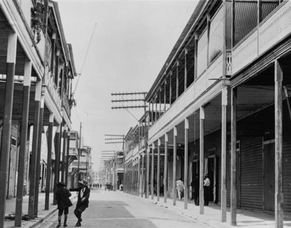 Street scene, Colon, Panama, c.between 1910 and 1920. Creator: Unknown.