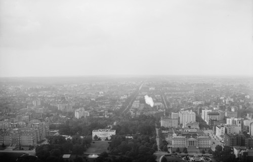 White House from the Washington Monument, Washington, D.C., between 1900 and 1920. Creator: Unknown.