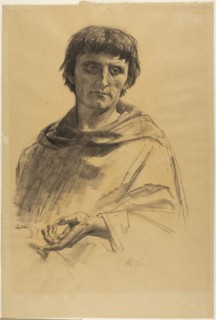 Central Figure, study for The Life of Saint Louis, King of France, c. 1878. Creator: Alexandre Cabanel.