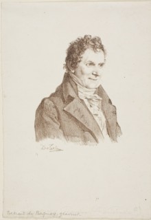 Portrait of the Engraver Baquoy, c. 1820. Creator: Andre Dutertre.