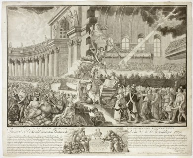 Presenté et dedié a la convention National l'an 2 de la Republique, 1793. Creator: A. Duplessis.