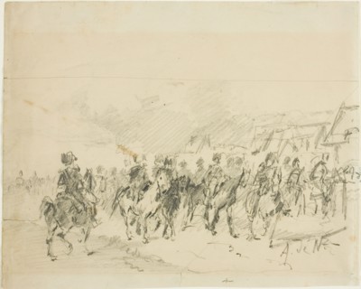 Man on Horseback, n.d. Creator: Alphonse de Neuville.